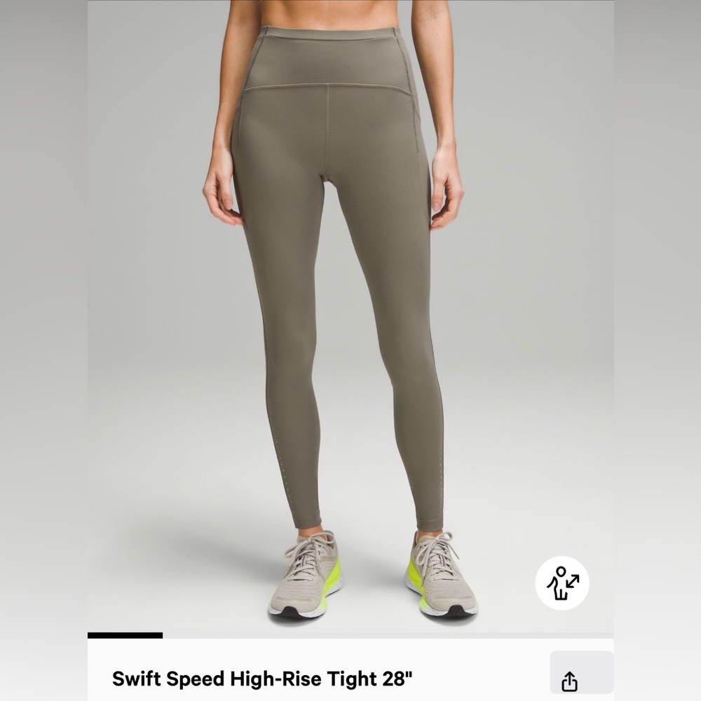 LIKE NEW LULULEMON SWIFT SPEED LEGGING 28”